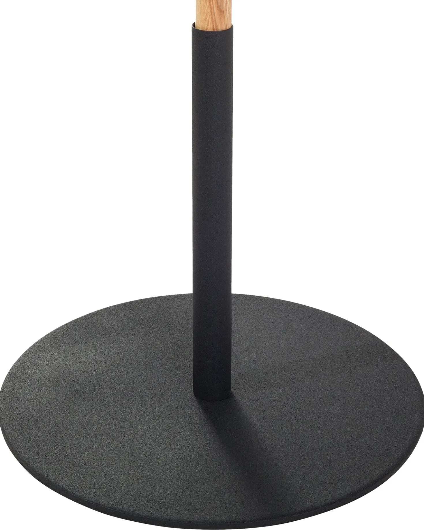 Lampada da pavimento OWENS Regolabile Legno di quercia Nero
