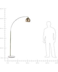 Lampada da pavimento PAROO Metallo Ottone
