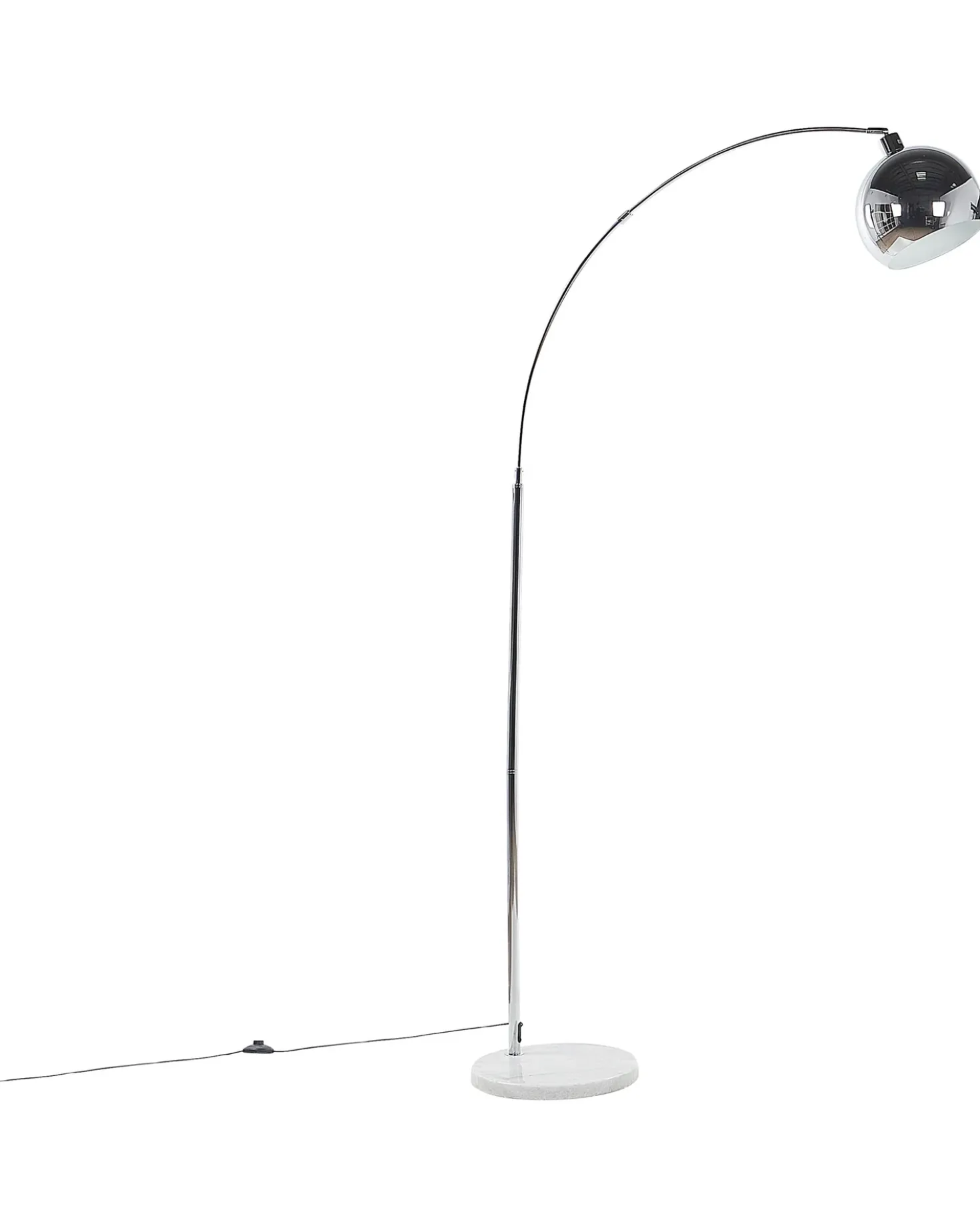 Lampada da pavimento PAROO Metallo Argento