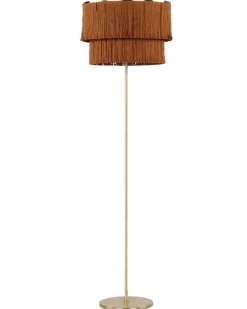 Lampada da pavimento PERISTERI Metallo Marrone