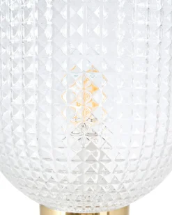 Lampada da pavimento PORTERO Metallo Oro