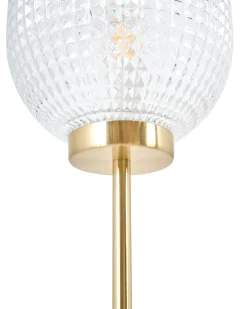 Lampada da pavimento PORTERO Metallo Oro