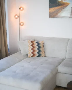 Lampada da pavimento RAMIS Metallo Argento