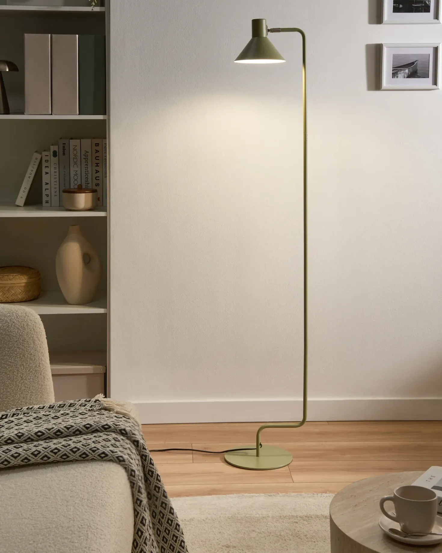 Lampada da pavimento RIMAVA Metallo Verde chiaro
