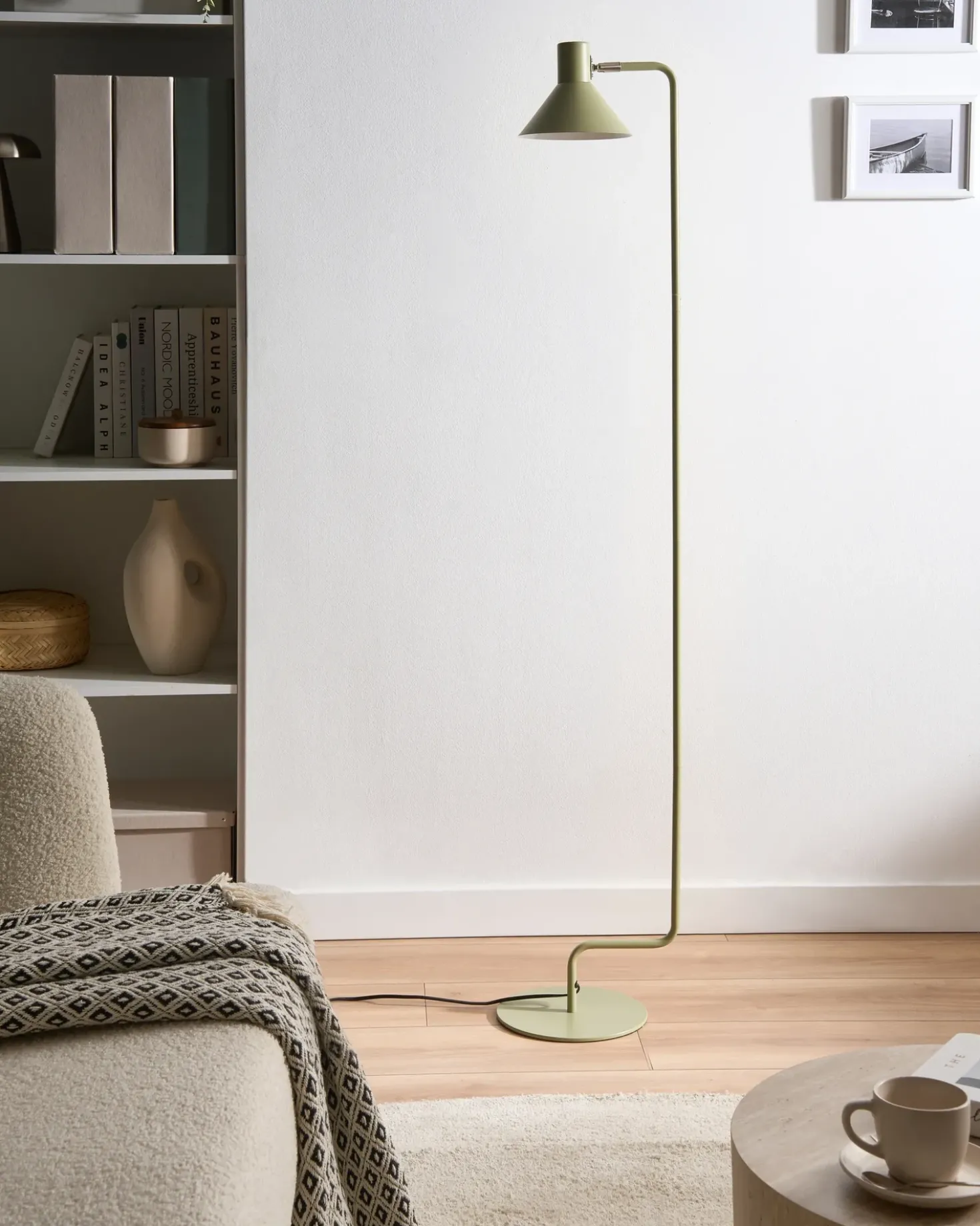 Lampada da pavimento RIMAVA Metallo Verde chiaro