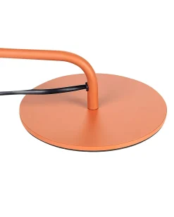 Lampada da pavimento RIMAVA Regolabile Metallo Arancione