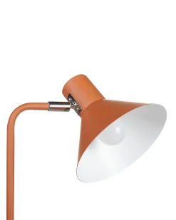 Lampada da pavimento RIMAVA Regolabile Metallo Arancione