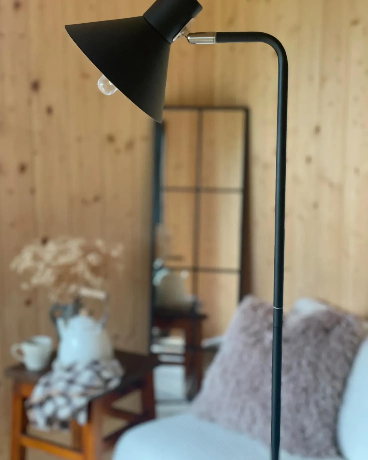 Lampada da pavimento RIMAVA Regolabile Metallo Nero
