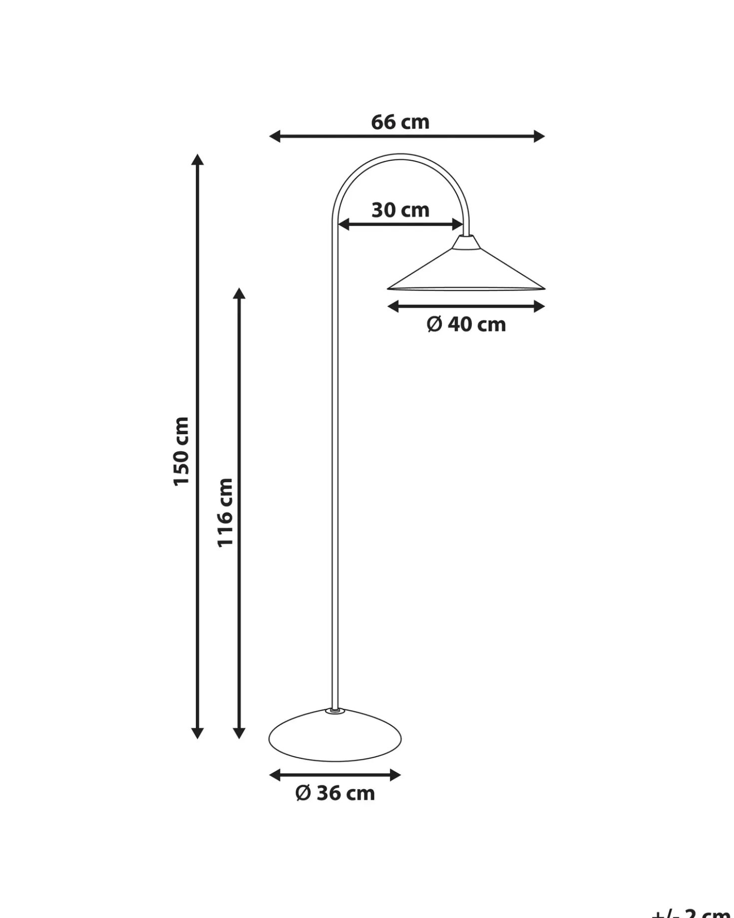 Lampada da pavimento SAVEGRE Metallo Nero