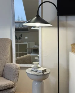 Lampada da pavimento SAVEGRE Metallo Nero