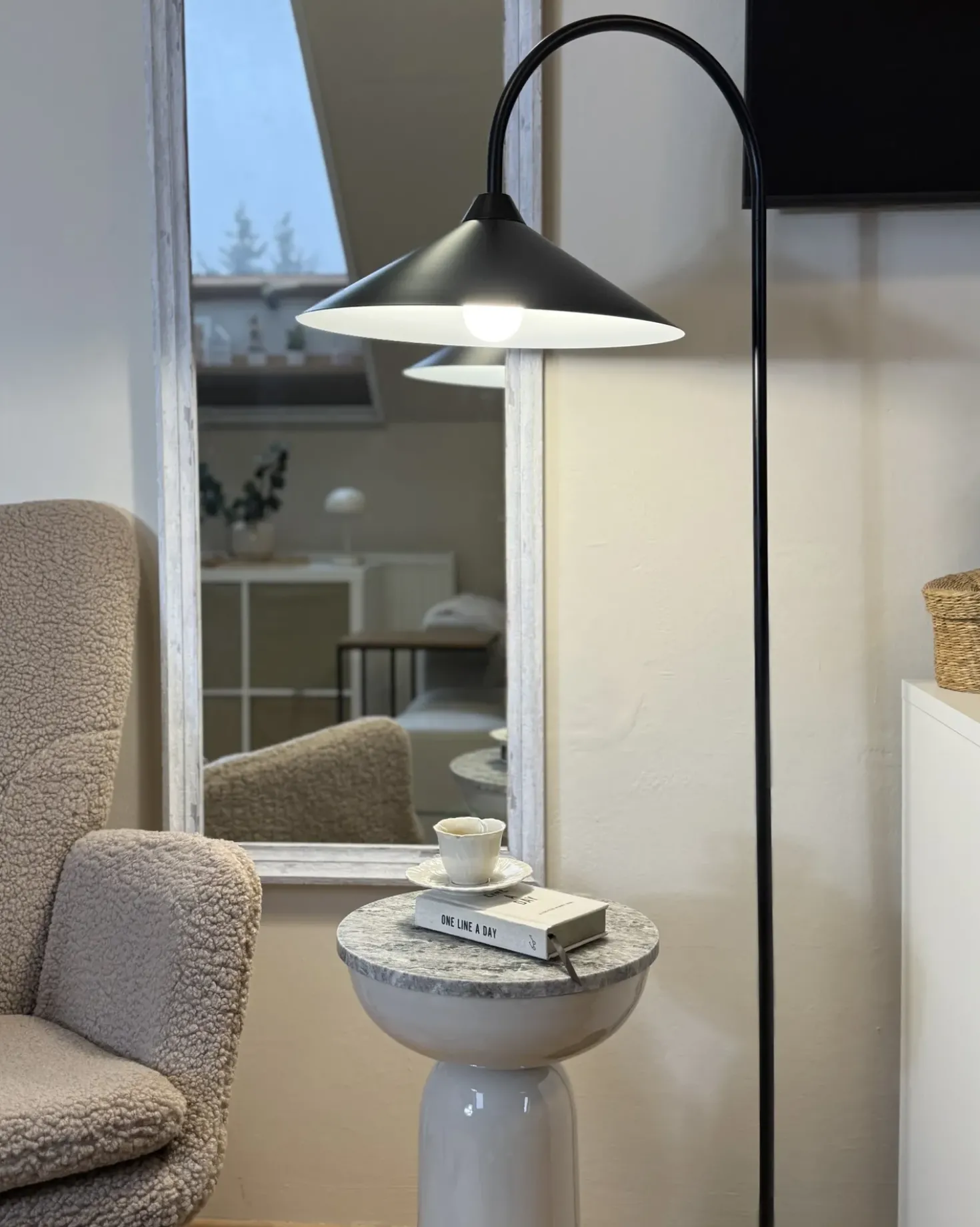 Lampada da pavimento SAVEGRE Metallo Nero