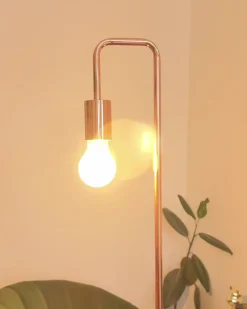 Lampada da pavimento SAVENA Metallo Rame