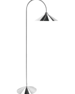 Lampada da pavimento SAVEGRE Metallo Argento