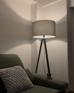 Lampada da pavimento STILETTO Metallo Grigio