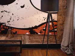 Lampada da pavimento STILETTO Metallo Nero