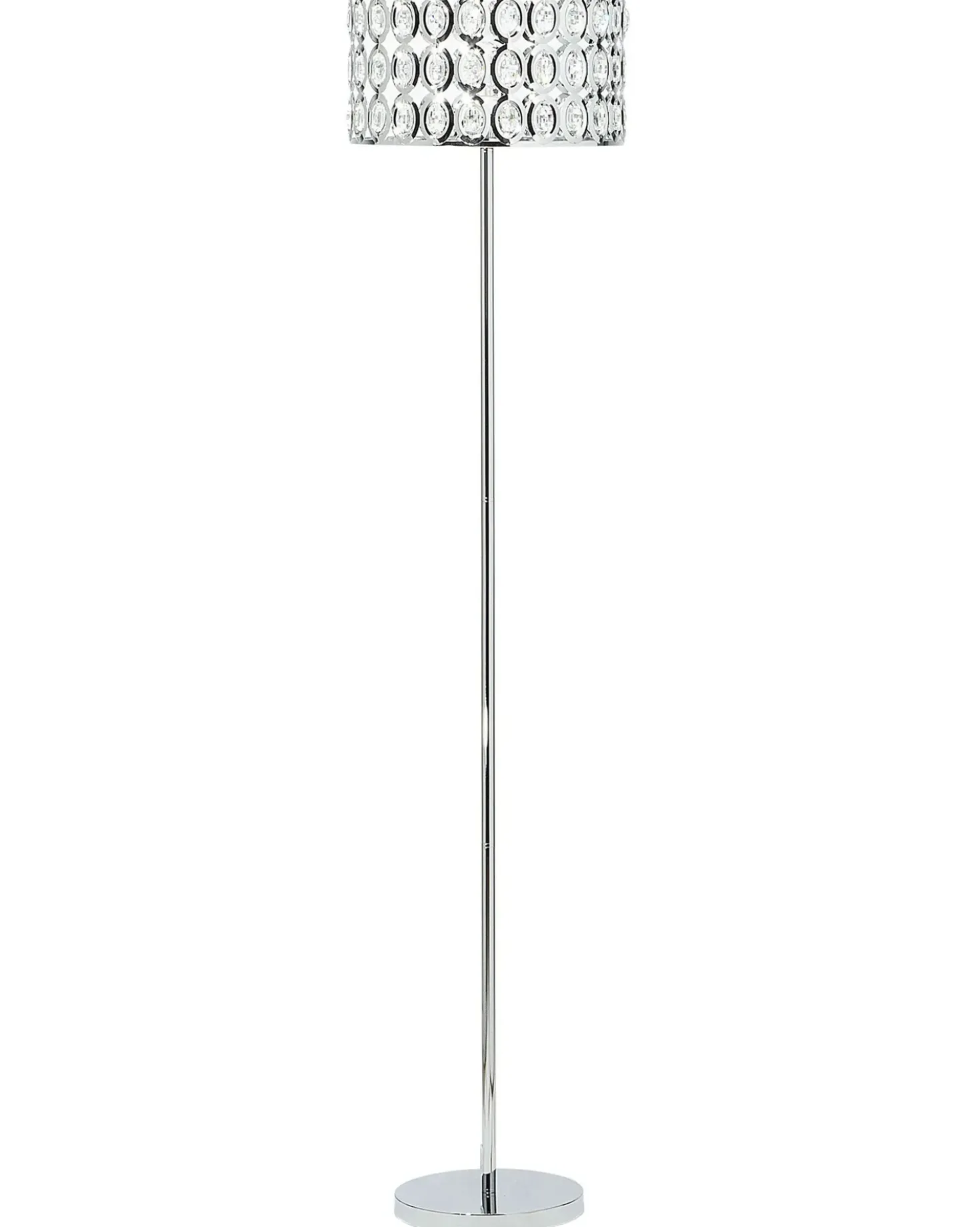 Lampada da pavimento TENNA Cristallo Argento