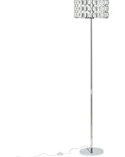 Lampada da pavimento TENNA Cristallo Argento