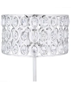 Lampada da pavimento TENNA Cristallo Argento