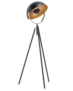 Lampada da pavimento THAMES Metallo Nero