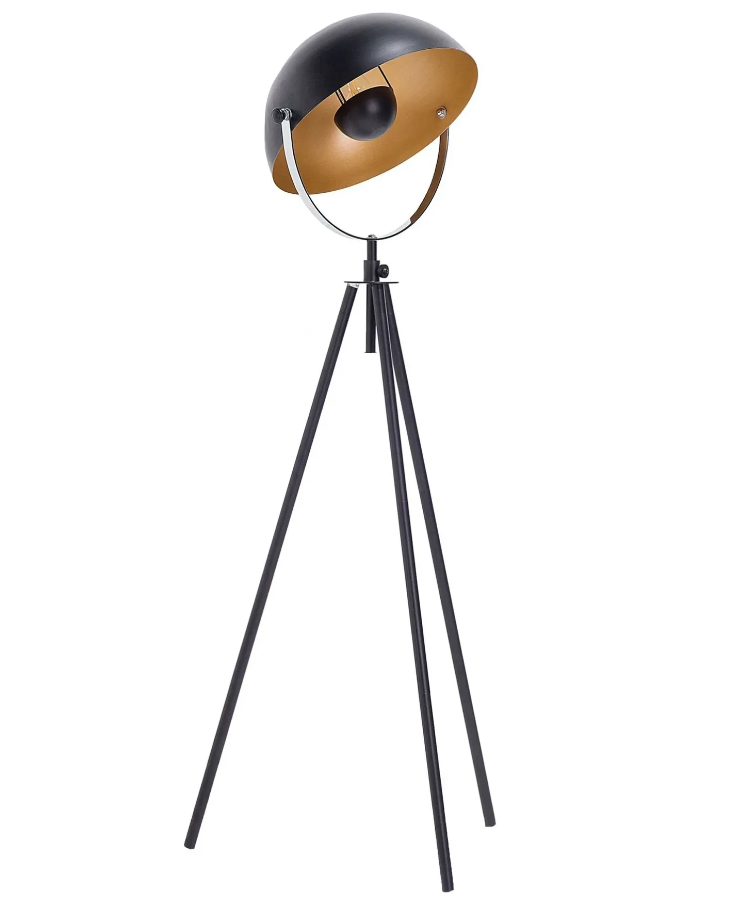 Lampada da pavimento THAMES Metallo Nero