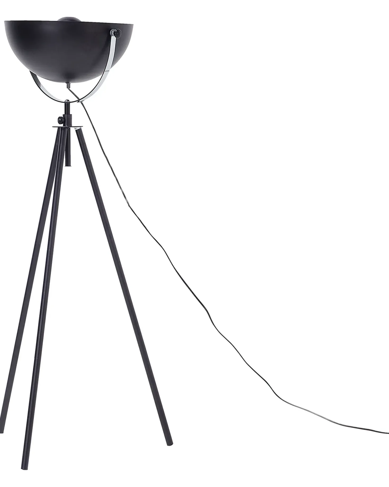 Lampada da pavimento THAMES Metallo Nero