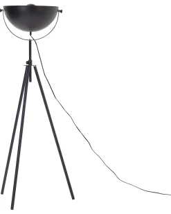 Lampada da pavimento THAMES Metallo Nero