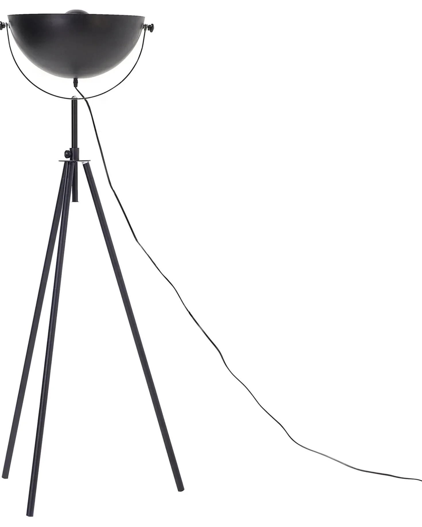 Lampada da pavimento THAMES Metallo Nero