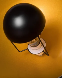 Lampada da pavimento THAMES Metallo Nero