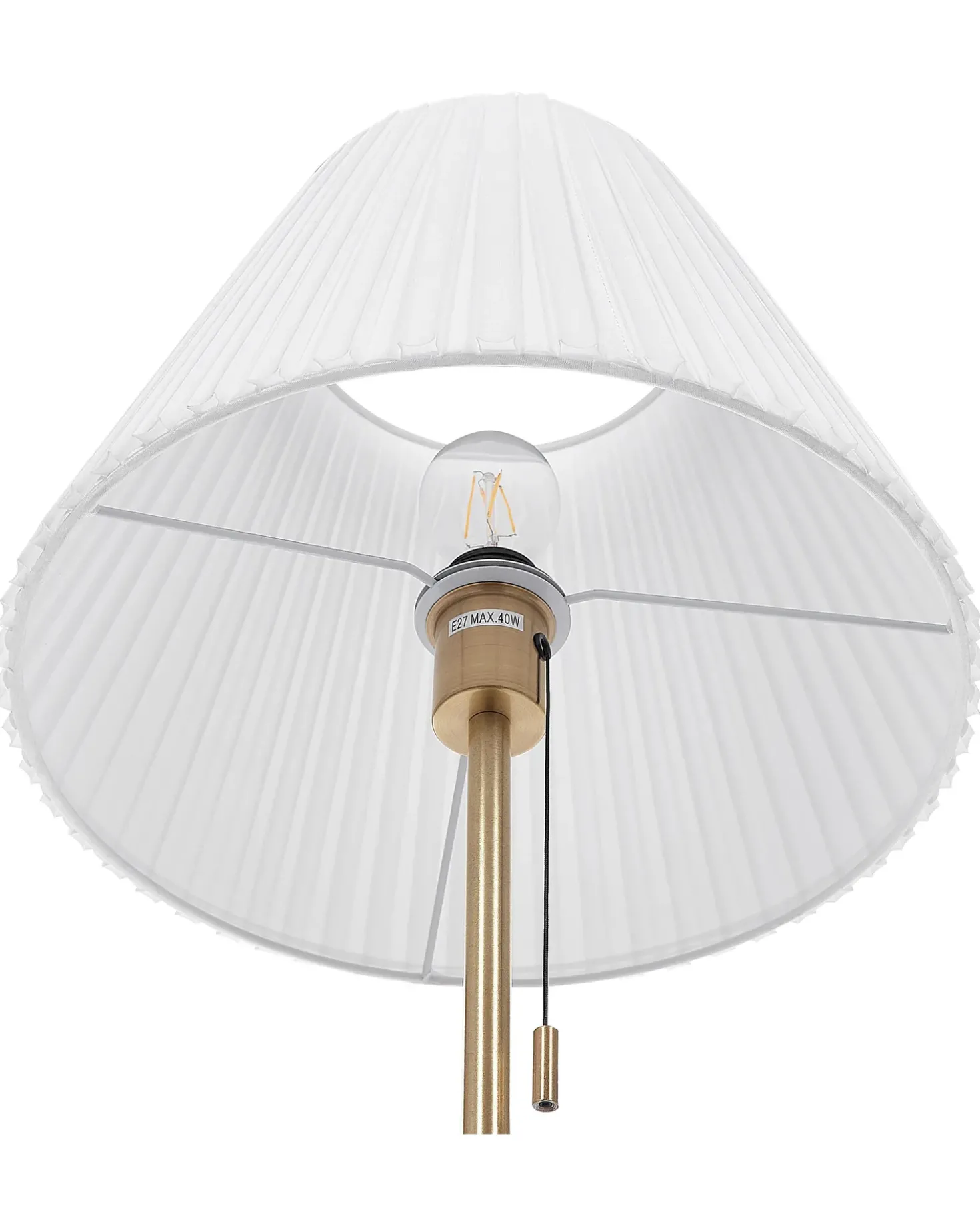 Lampada da pavimento TORYSA Metallo Ottone