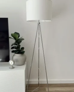 Lampada da pavimento VISTULA Metallo Argento