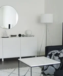 Lampada da pavimento VISTULA Metallo Argento
