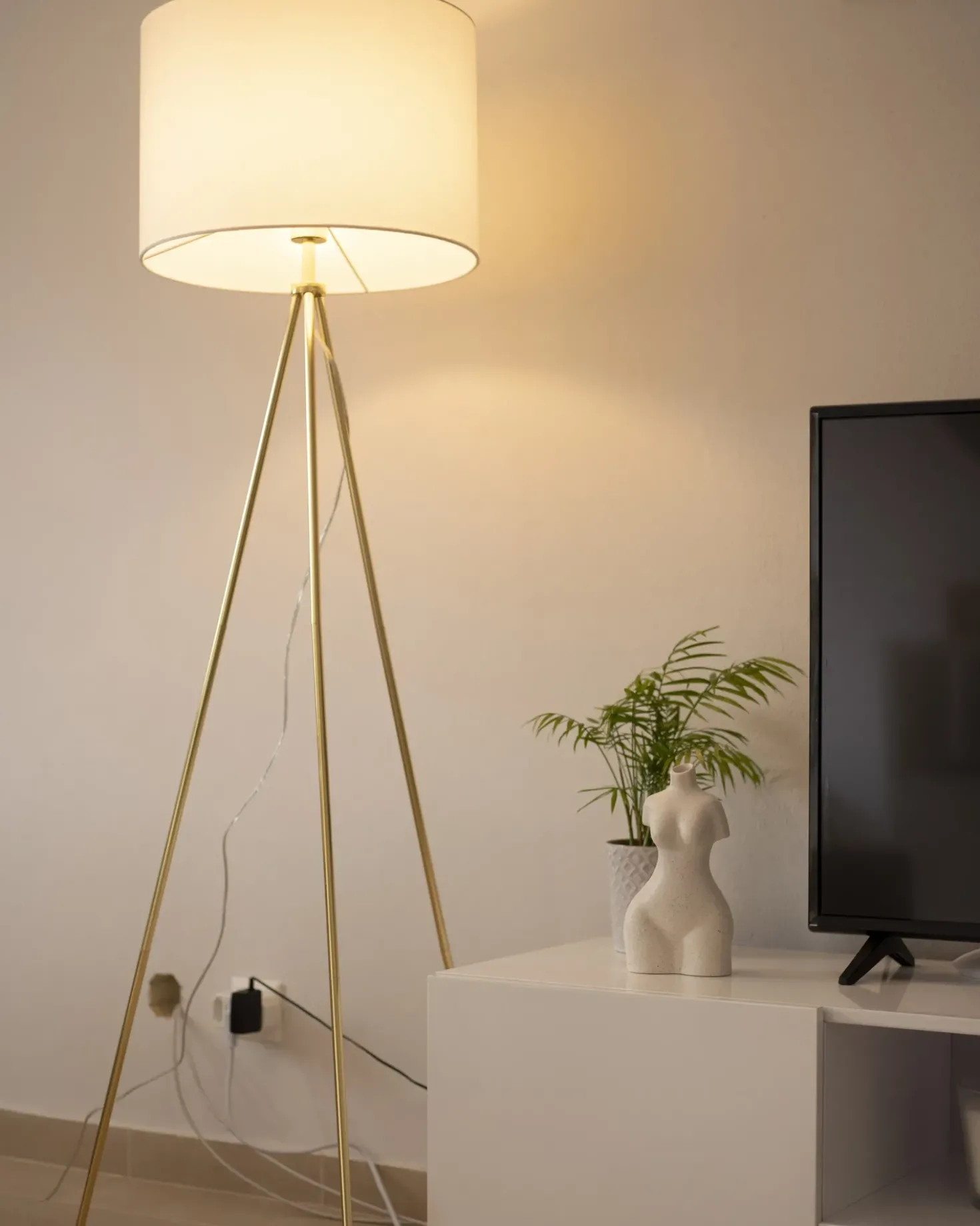 Lampada da pavimento VISTULA Metallo Oro