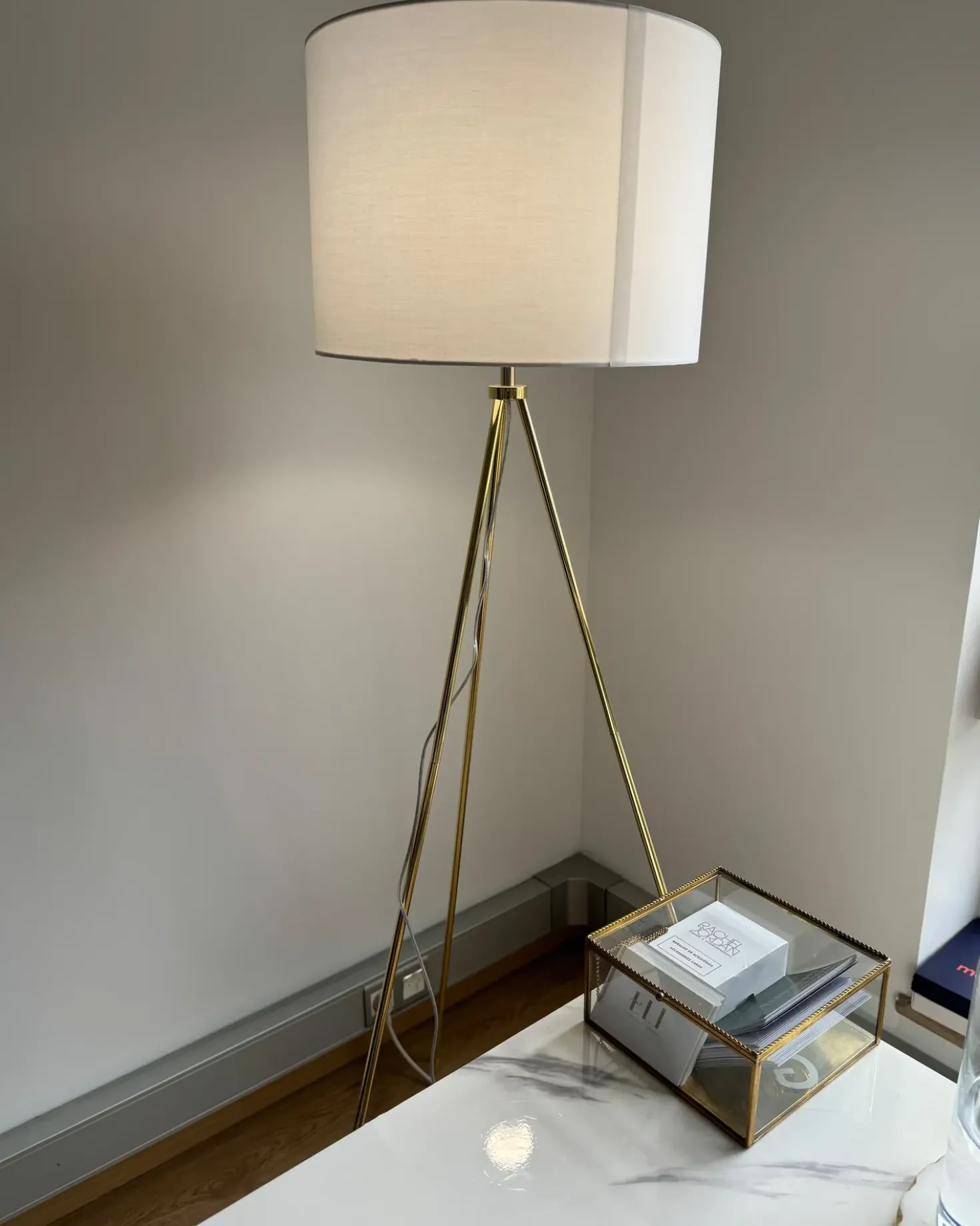 Lampada da pavimento VISTULA Metallo Oro