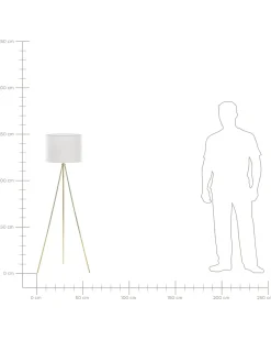 Lampada da pavimento VISTULA Metallo Oro