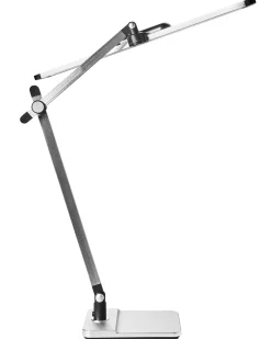 Lampada da scrivania a LED SERPENS con dimmer Argento