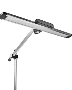 Lampada da scrivania a LED SERPENS con dimmer Argento