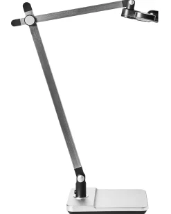 Lampada da scrivania a LED SERPENS con dimmer Argento