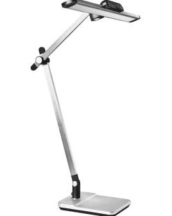 Lampada da scrivania a LED SERPENS con dimmer Argento