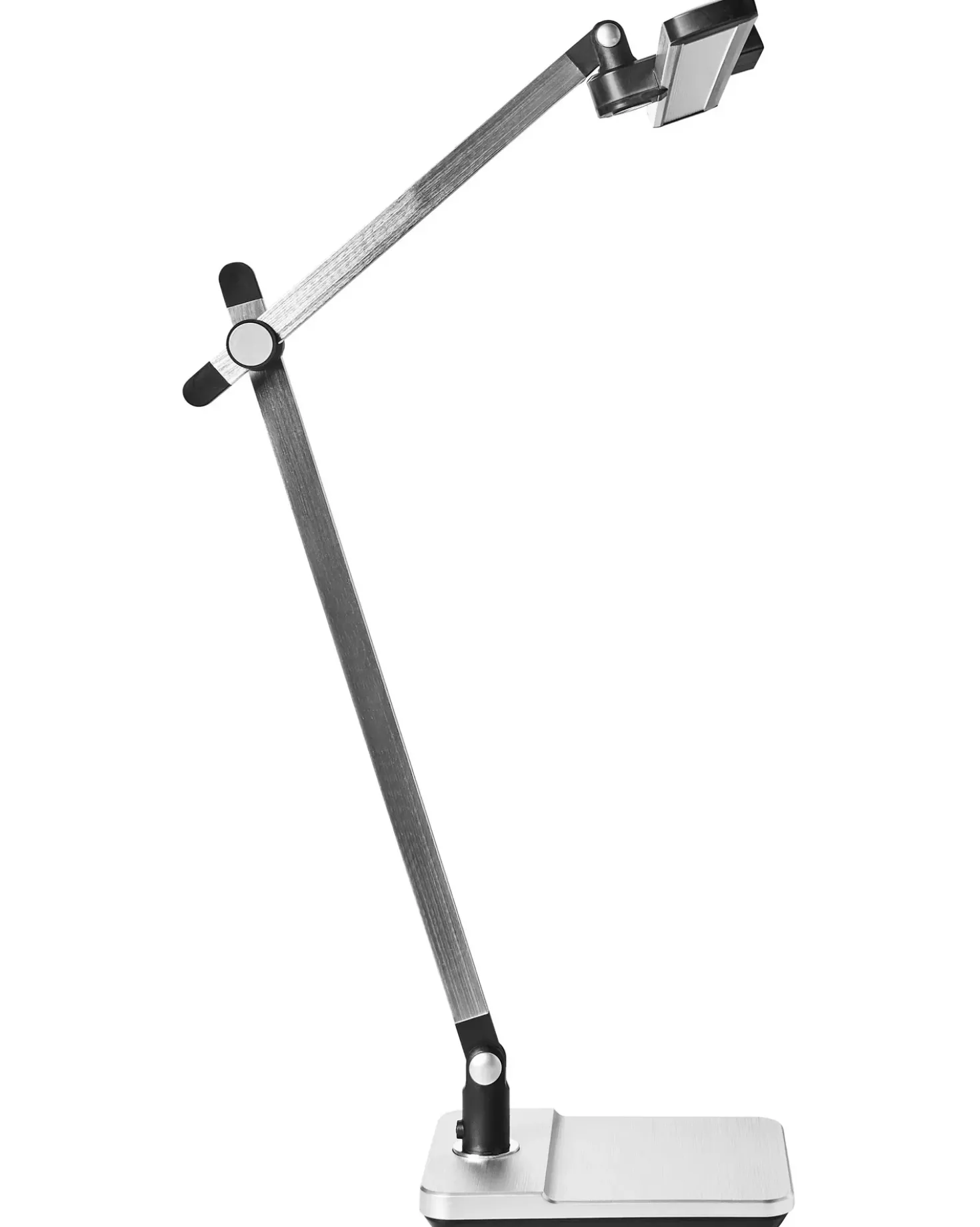 Lampada da scrivania a LED SERPENS con dimmer Argento