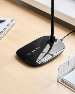 Lampada da scrivania a LED HYDRA con dimmer Nero