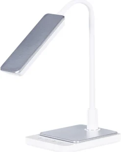 Lampada da scrivania a LED CENTAURUS con dimmer Metallo Bianco