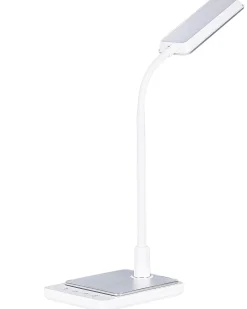 Lampada da scrivania a LED CENTAURUS con dimmer Metallo Bianco