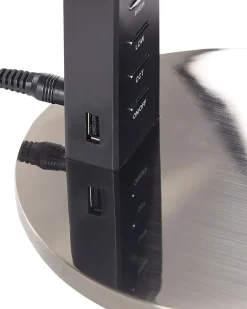 Lampada da scrivania a LED CHAMAELEON con porta USB Metallo Ottone