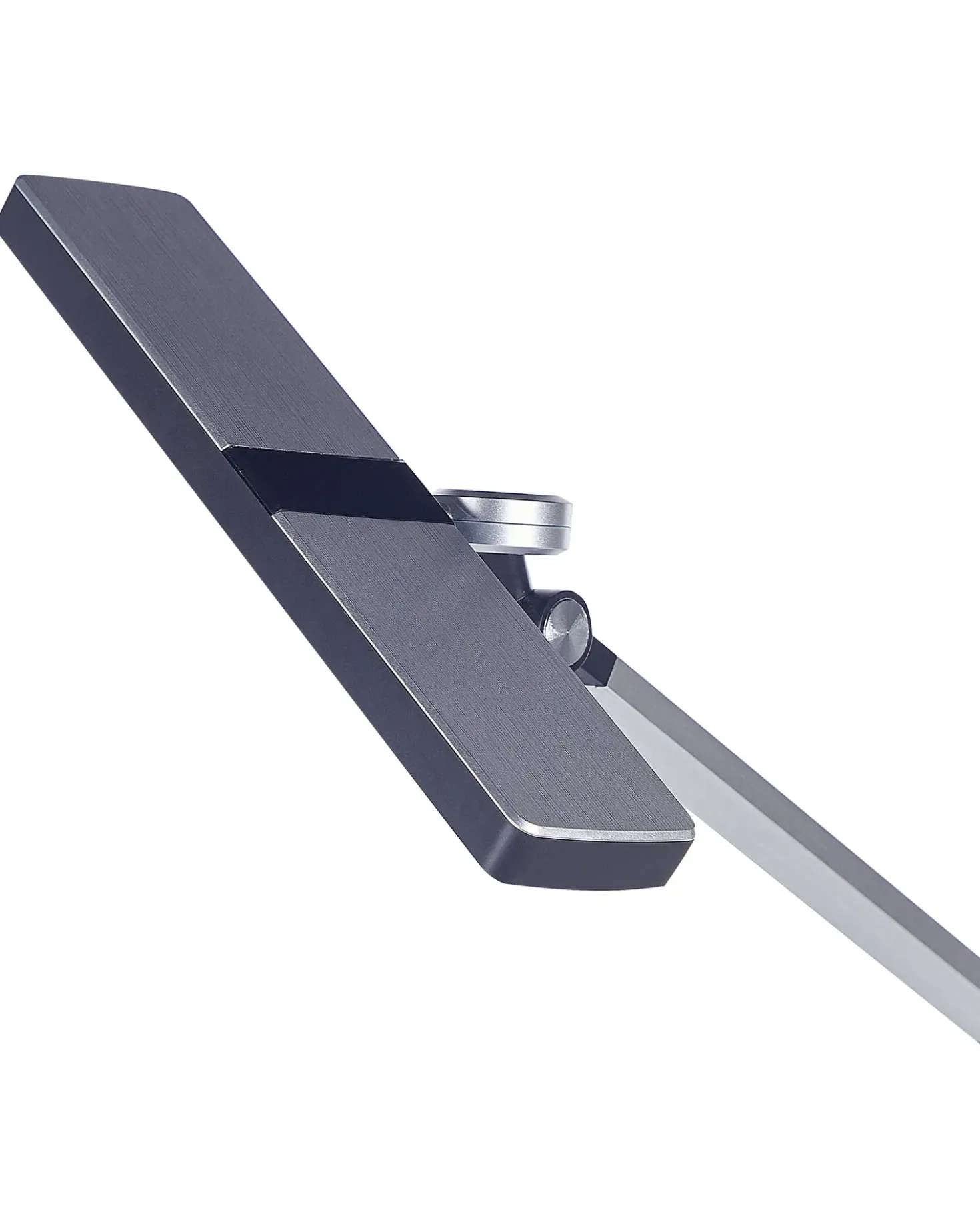 Lampada da scrivania a LED LACERTA con Caricatore wireless Metallo Argento