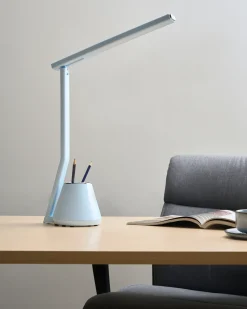 Lampada da scrivania a LED DENEB con dimmer Azzurro