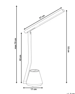 Lampada da scrivania a LED DENEB con dimmer Azzurro