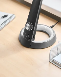 Lampada da scrivania a LED CANOPUS con porta USB Nero
