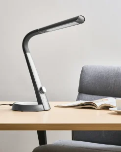 Lampada da scrivania a LED CANOPUS con porta USB Nero
