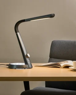 Lampada da scrivania a LED CANOPUS con porta USB Nero