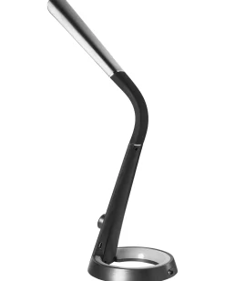 Lampada da scrivania a LED CANOPUS con porta USB Nero